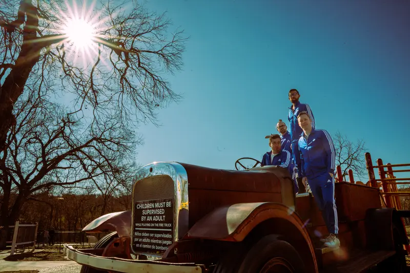 Wrestle With Jimmy — Barton Springs promo shoot, Austin TX